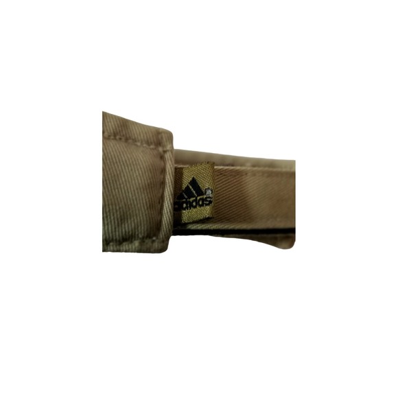 Adidas Visor~Khaki w/Black Logo~Size Adjustable~Unisex~Previously Worn - Picture 6 of 7